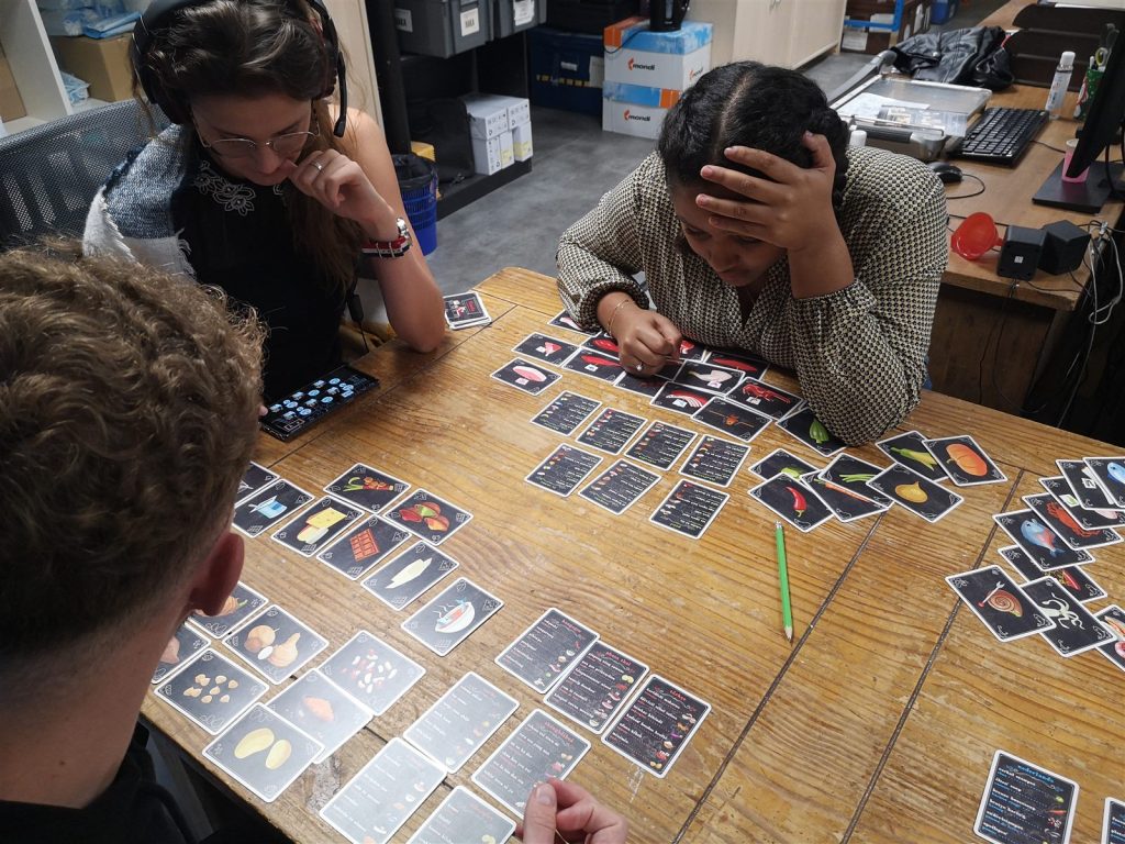 Test d un prototype de jeu de cartes par notre équipe